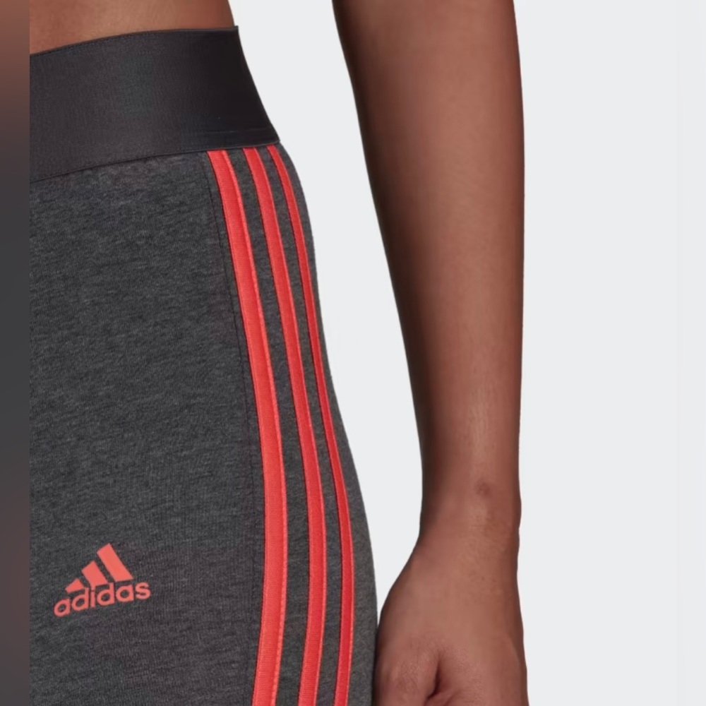 NWT Adidas Women’s Essential 3 Stripes Leggings - Picture 4 of 11